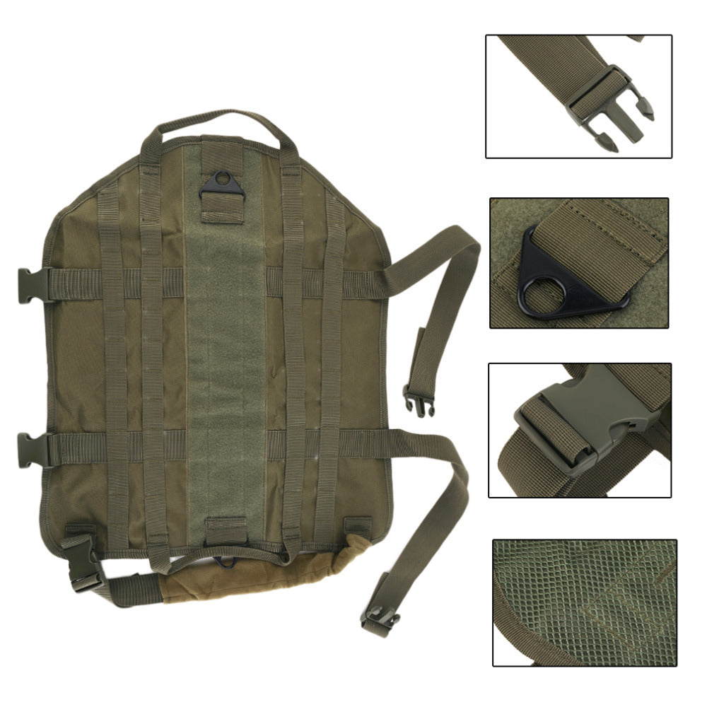 Military Style Dog Vest - starry shibe