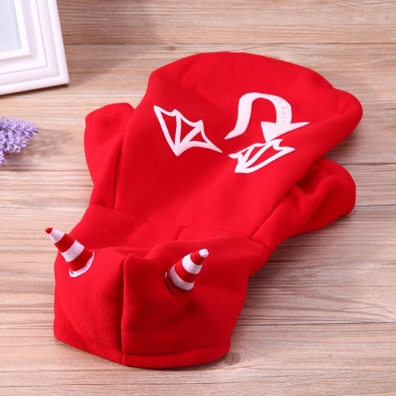 Little Devil Dog's Hoodie/Clothes for Halloween - starry shibe