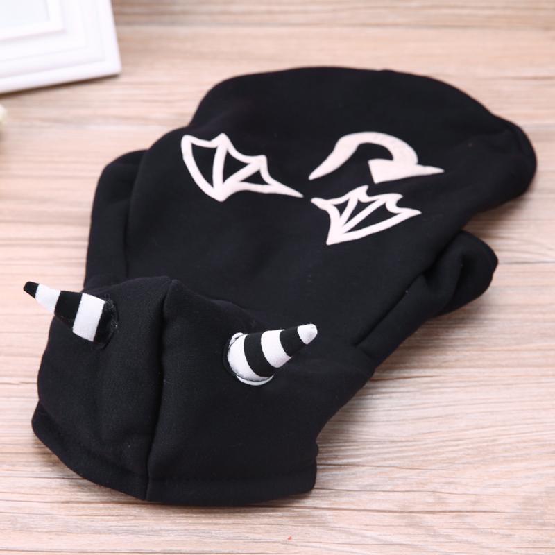 Little Devil Dog's Hoodie/Clothes for Halloween - starry shibe