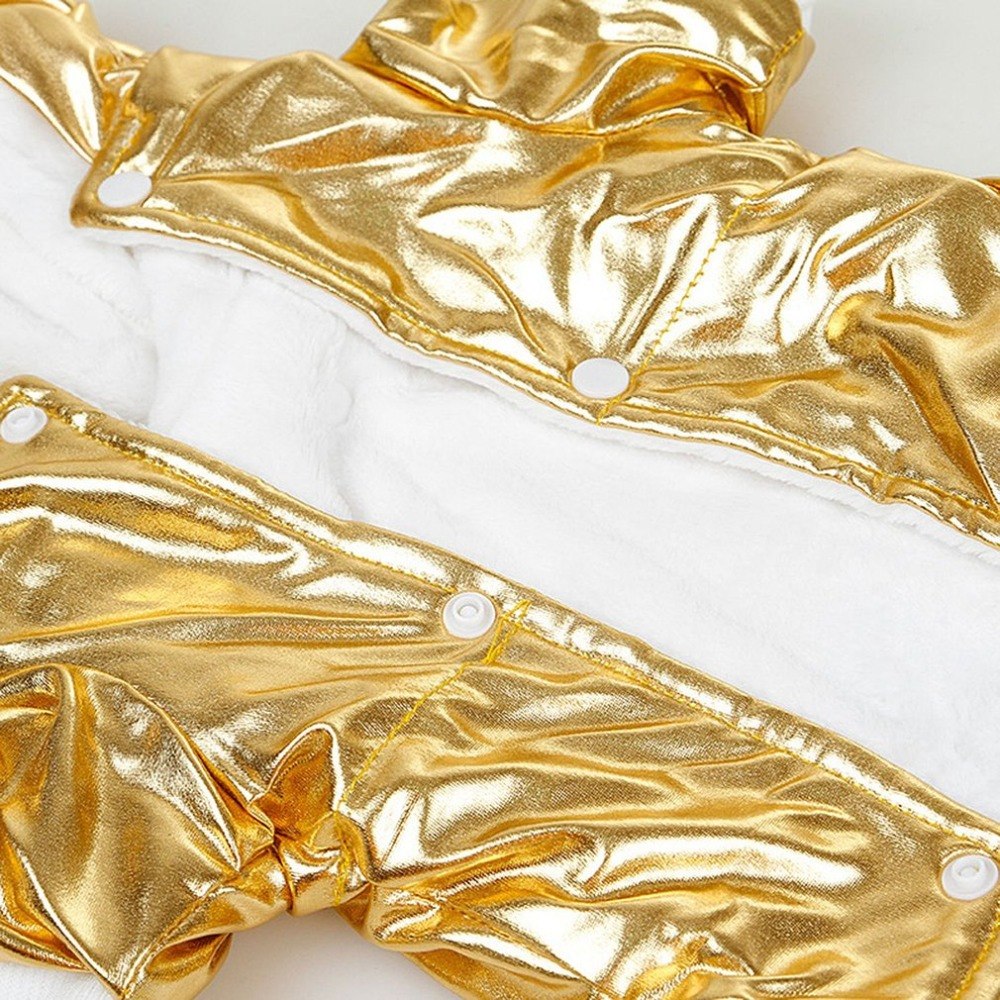 Trendy Metallic Dog Clothes - starry shibe