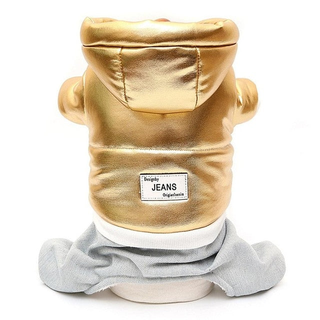 Trendy Metallic Dog Clothes - starry shibe