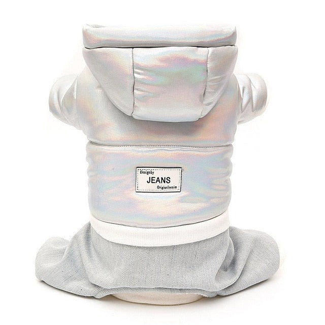 Trendy Metallic Dog Clothes - starry shibe