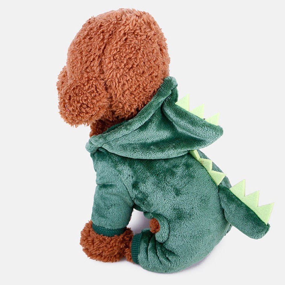 Velvet Dinosaur Dog Clothes/Hoodie - starry shibe