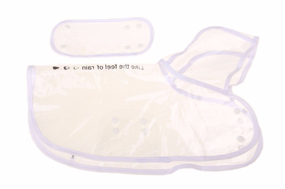 Coloured Transparent Dog Waterproof Raincoat - starry shibe
