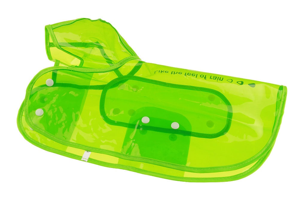 Coloured Transparent Dog Waterproof Raincoat - starry shibe