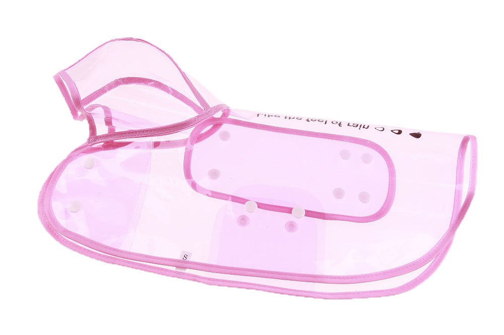 Coloured Transparent Dog Waterproof Raincoat - starry shibe